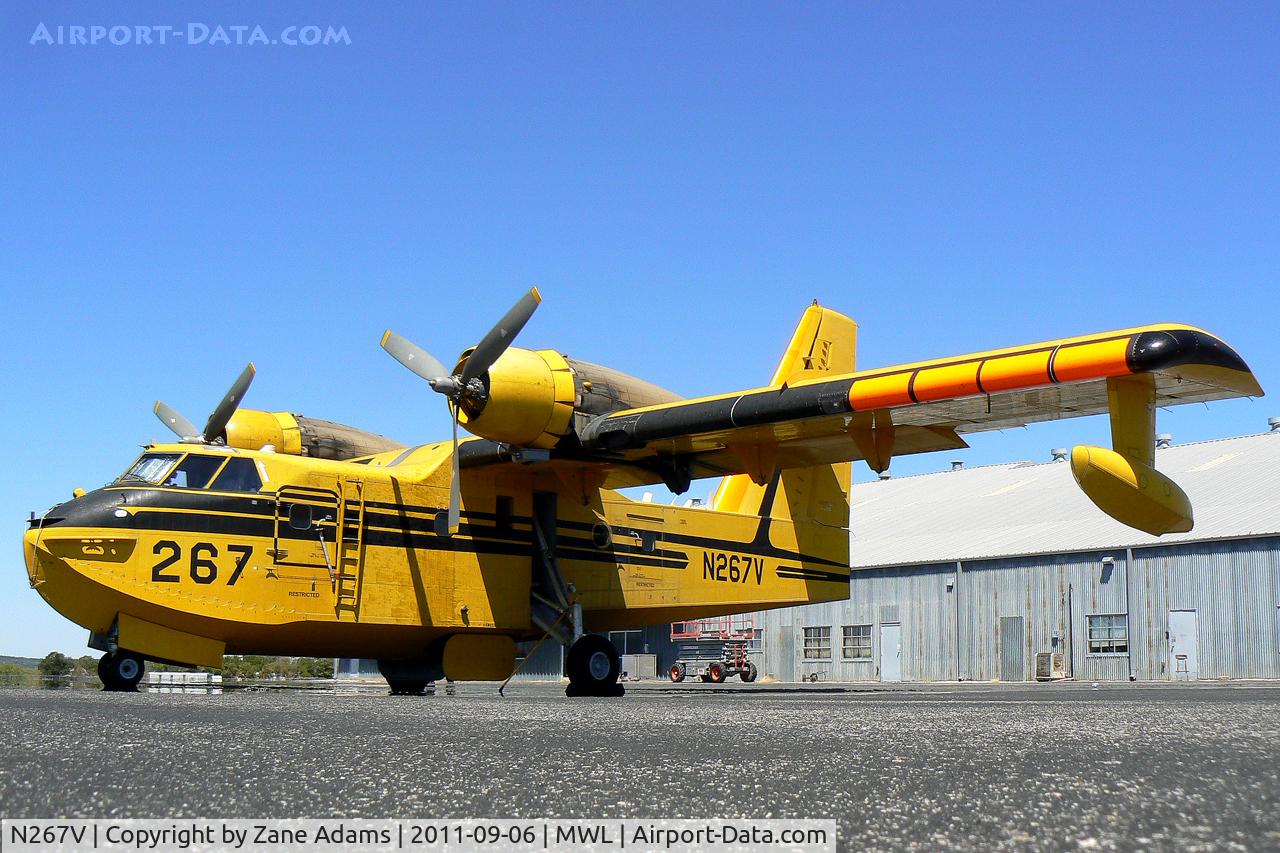 N267V, Canadair CL-215-V (CL-215-1A10) C/N 1103, At Mineral Wells Municipal