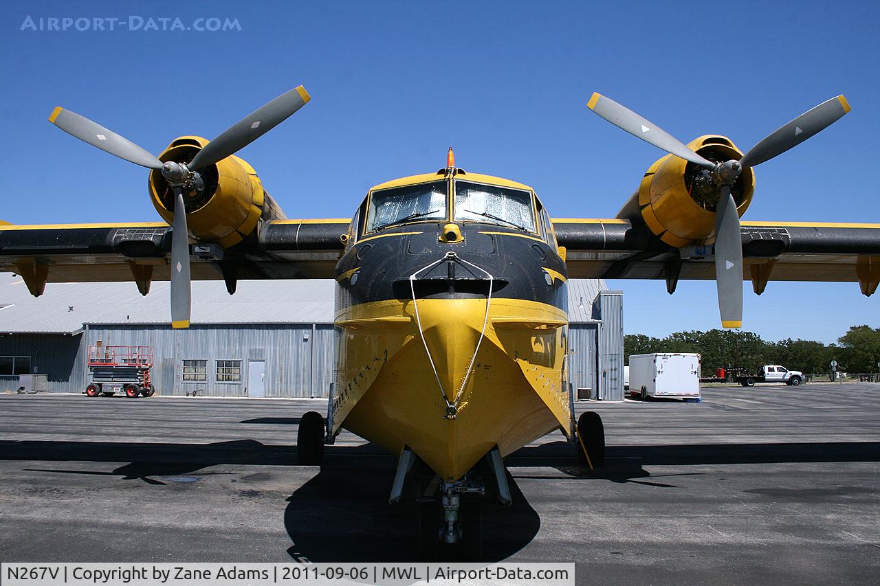 N267V, Canadair CL-215-V (CL-215-1A10) C/N 1103, At Mineral Wells Municipal