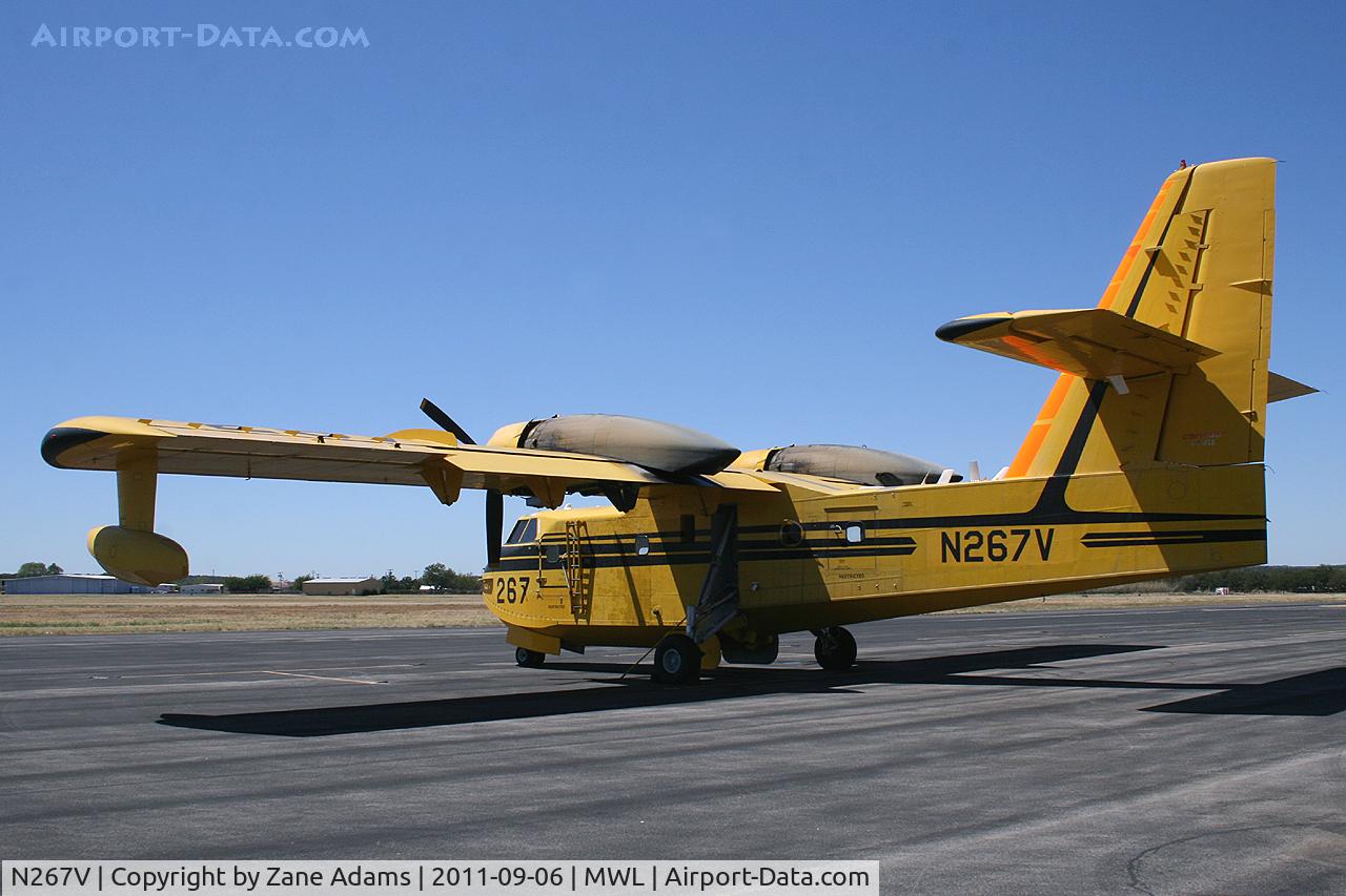 N267V, Canadair CL-215-V (CL-215-1A10) C/N 1103, At Mineral Wells Municipal