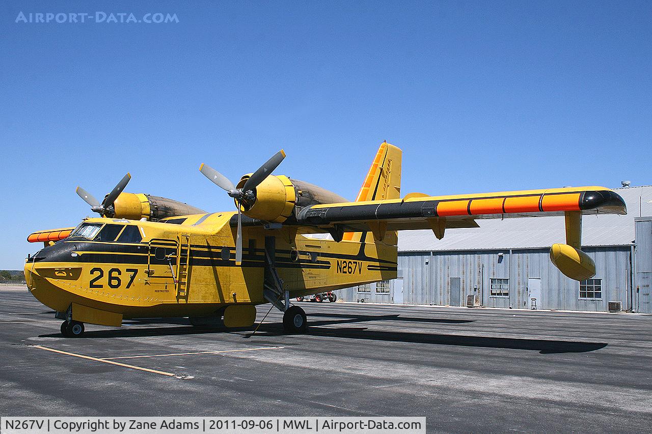 N267V, Canadair CL-215-V (CL-215-1A10) C/N 1103, At Mineral Wells Municipal