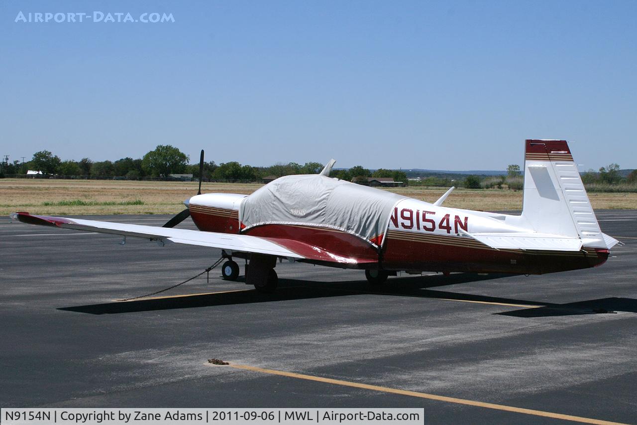 N9154N, 1996 Mooney M20M Bravo C/N 27-0221, At Mineral Wells Municipal