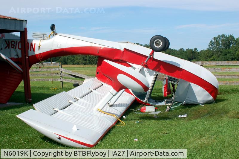 N6019K, 1946 Republic RC-3 Seabee C/N 189, After being destroyed by a tornado on 07-15-10