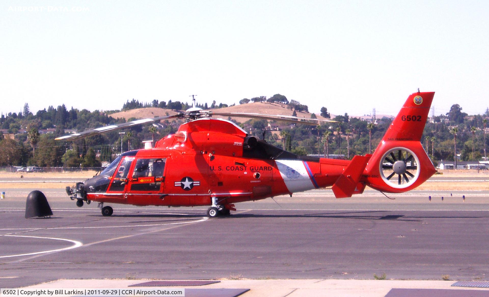 6502, Aerospatiale MH-65C Dolphin C/N 6055, Aerospatiale MH-65C Dolphin from San Francisco Coast Guard Air Station.