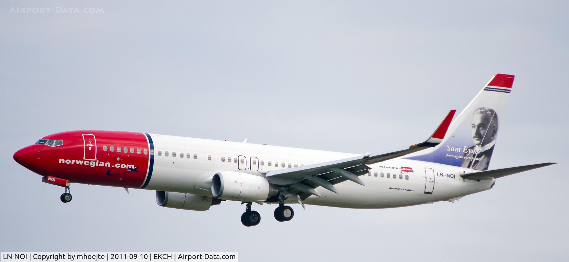 LN-NOI, 2009 Boeing 737-86N C/N 36820, Final Cph
