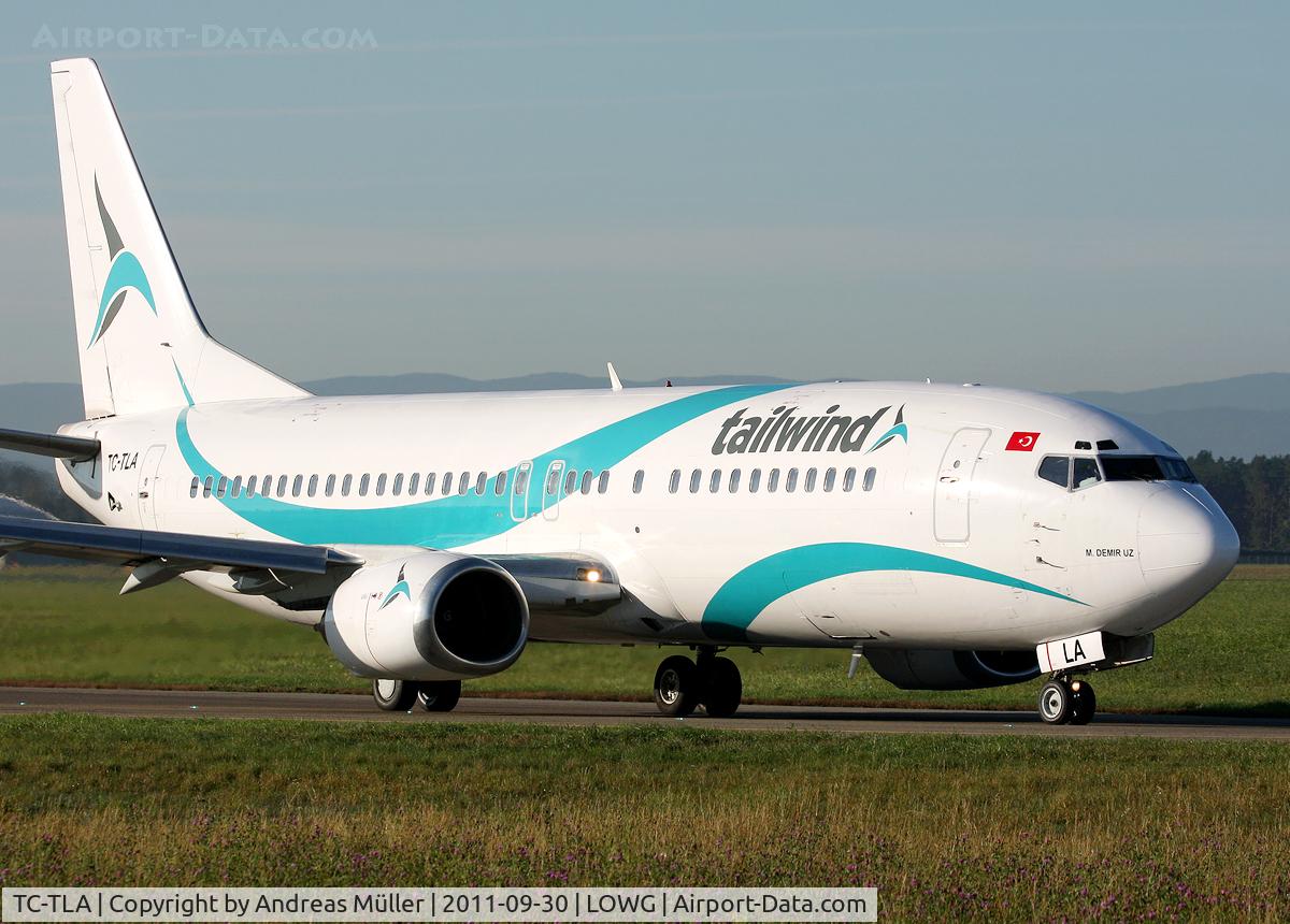 TC-TLA, 1993 Boeing 737-4Q8 C/N 25107, for sky airlines