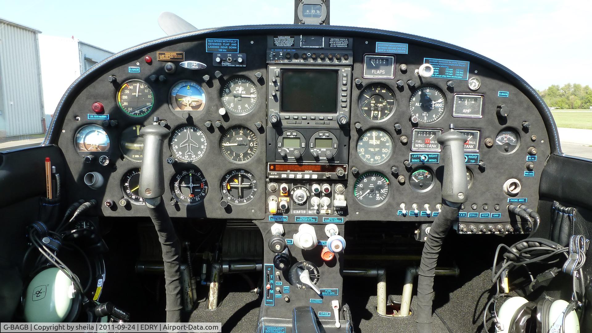 G-BAGB, 1968 SIAI-Marchetti SF-260 C/N 107, Instrument Panel