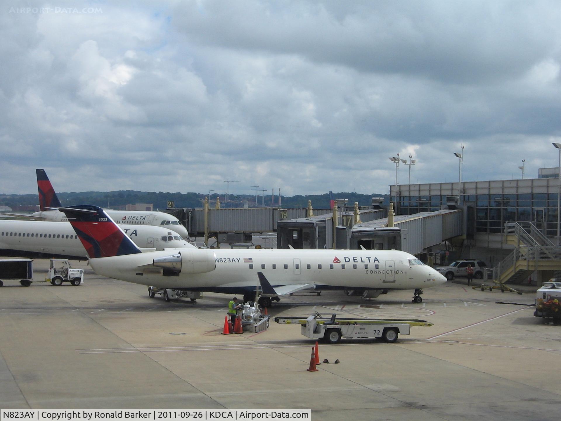 N823AY, 2005 Bombardier CRJ-200ER (CL-600-2B19) C/N 8023, DCA, VA