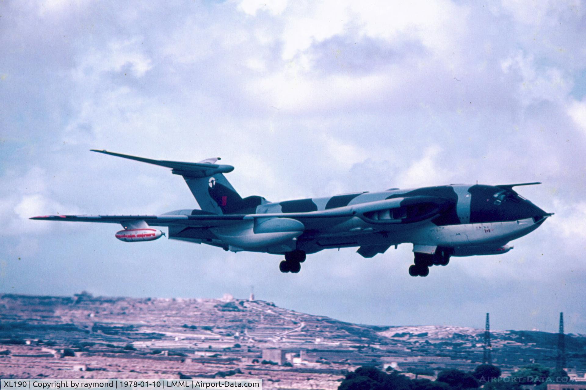 XL190, 1962 Handley Page Victor K.2 C/N HP80/71, Victor XL190 55Sqd RAF