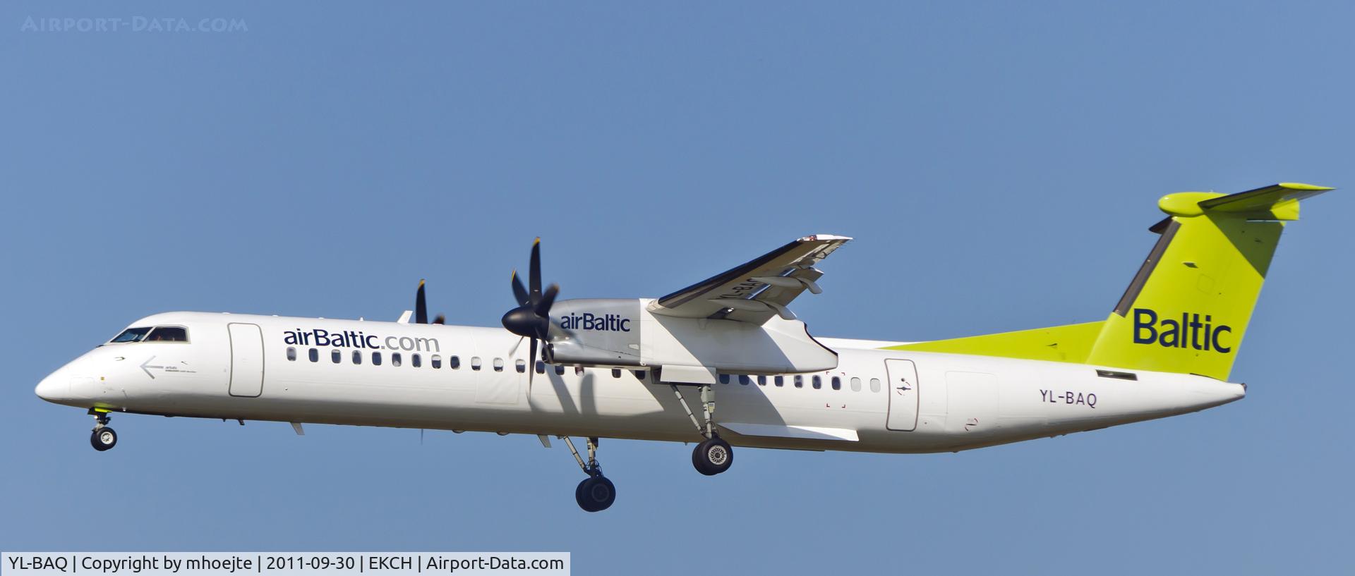 YL-BAQ, 2010 De Havilland Canada DHC-8-402Q Dash 8 C/N 4313, Final Copenhagen