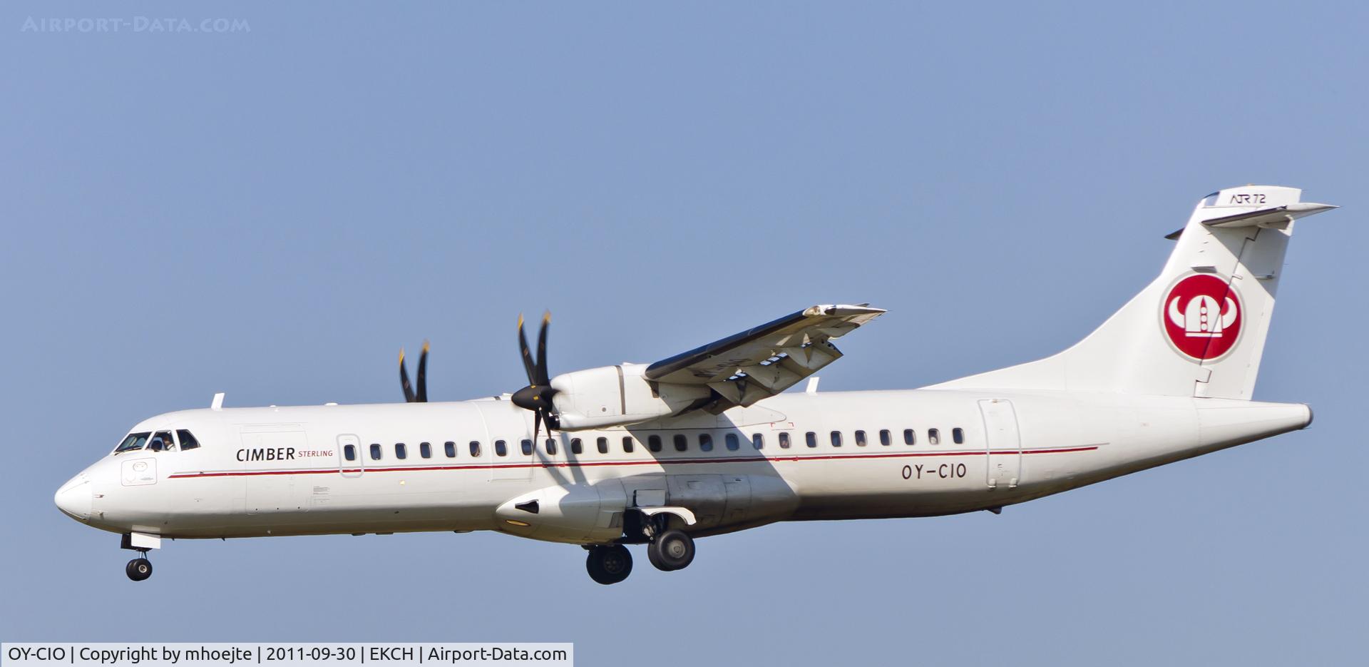 OY-CIO, 1999 ATR 72-212A C/N 595, Final Copenhagen Airport