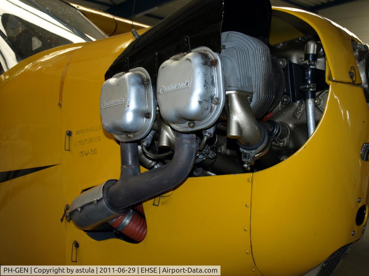 PH-GEN, 1944 Piper L-4J Grasshopper (J3C-65D) C/N 12893, Moteur