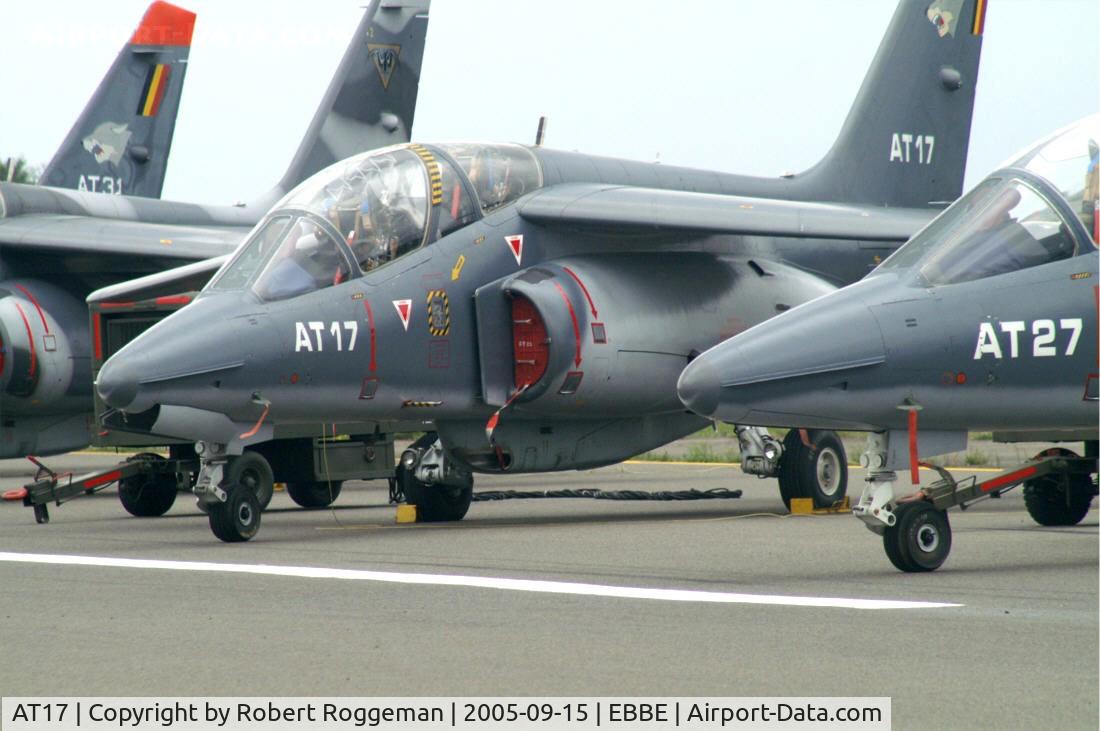 AT17, 1979 Dassault-Dornier Alpha Jet 1B C/N B17/1061, European Trainers Meet 2005.