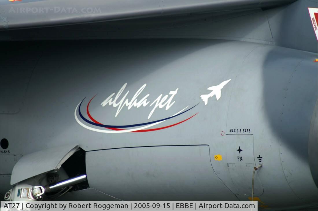 AT27, Dassault-Dornier Alpha Jet 1B C/N B27/1125, European Trainers Meet 2005