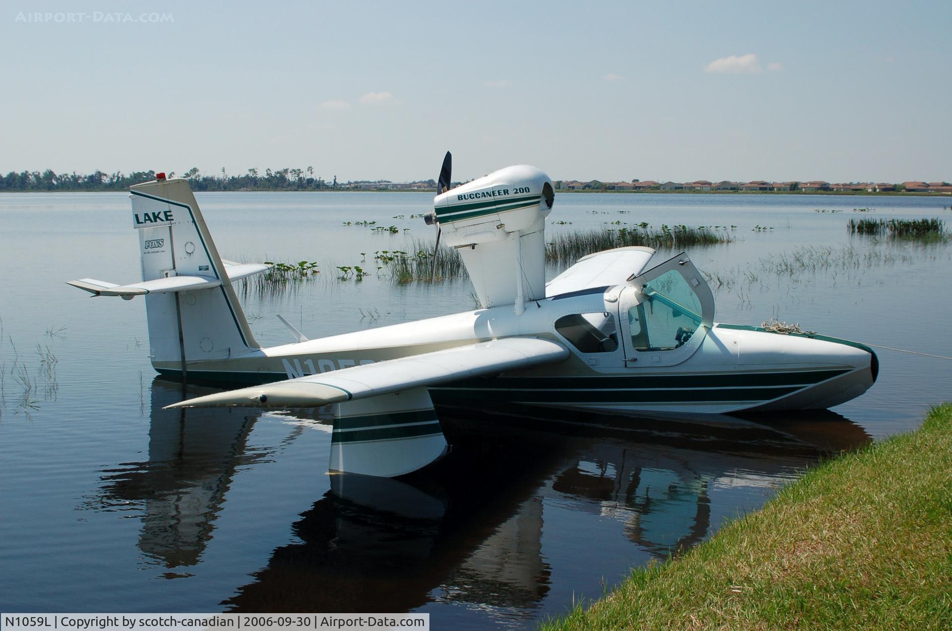 N1059L, 1974 Lake LA-4-200 Buccaneer C/N 652, 1974 Lake LA-4-200 N1059L at Lake Ashton Golf Club, Lake Wales, FL