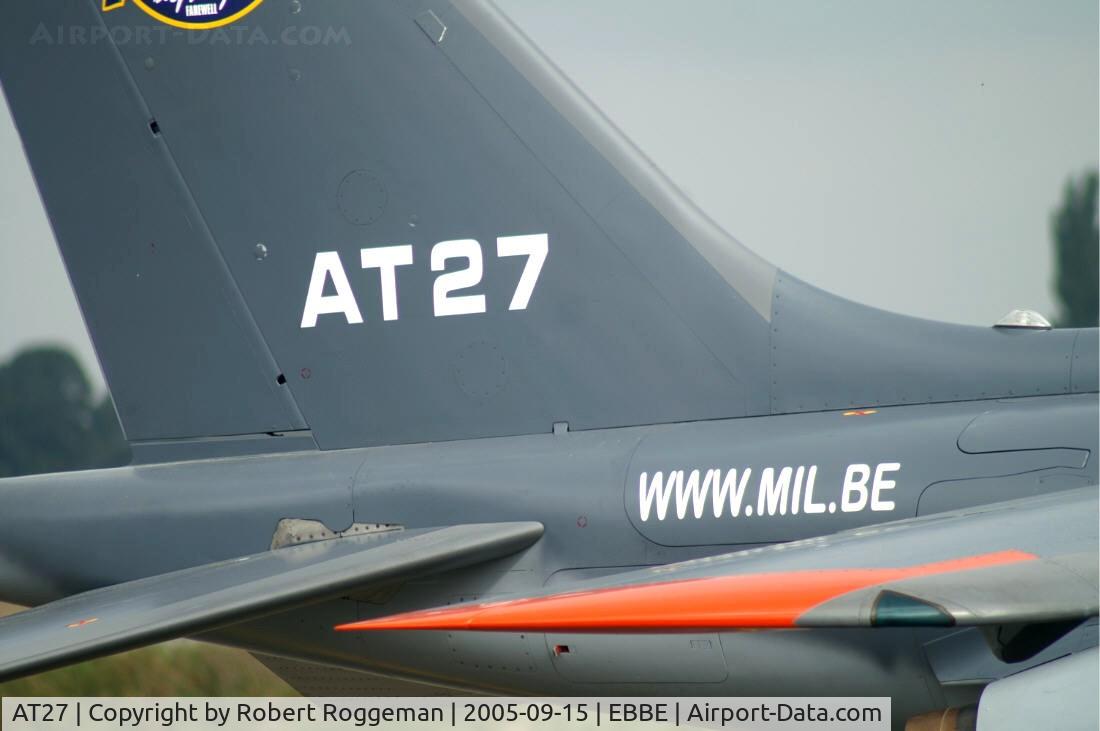 AT27, Dassault-Dornier Alpha Jet 1B C/N B27/1125, European Trainers Meet 2005