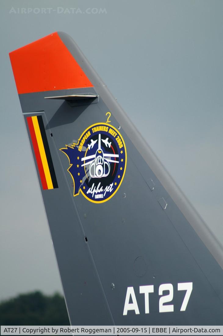 AT27, Dassault-Dornier Alpha Jet 1B C/N B27/1125, European Trainers Meet 2005