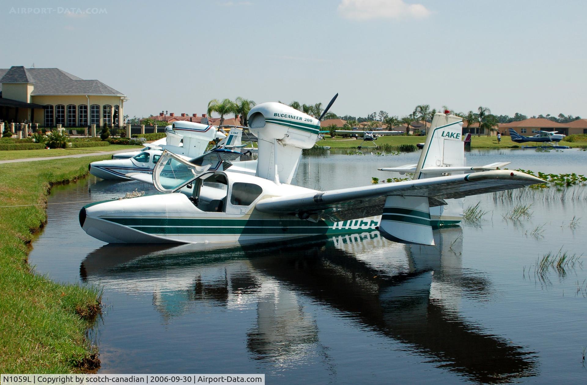 N1059L, 1974 Lake LA-4-200 Buccaneer C/N 652, 1974 Lake LA-4-200 N1059L at Lake Ashton Golf Club, Lake Wales, FL