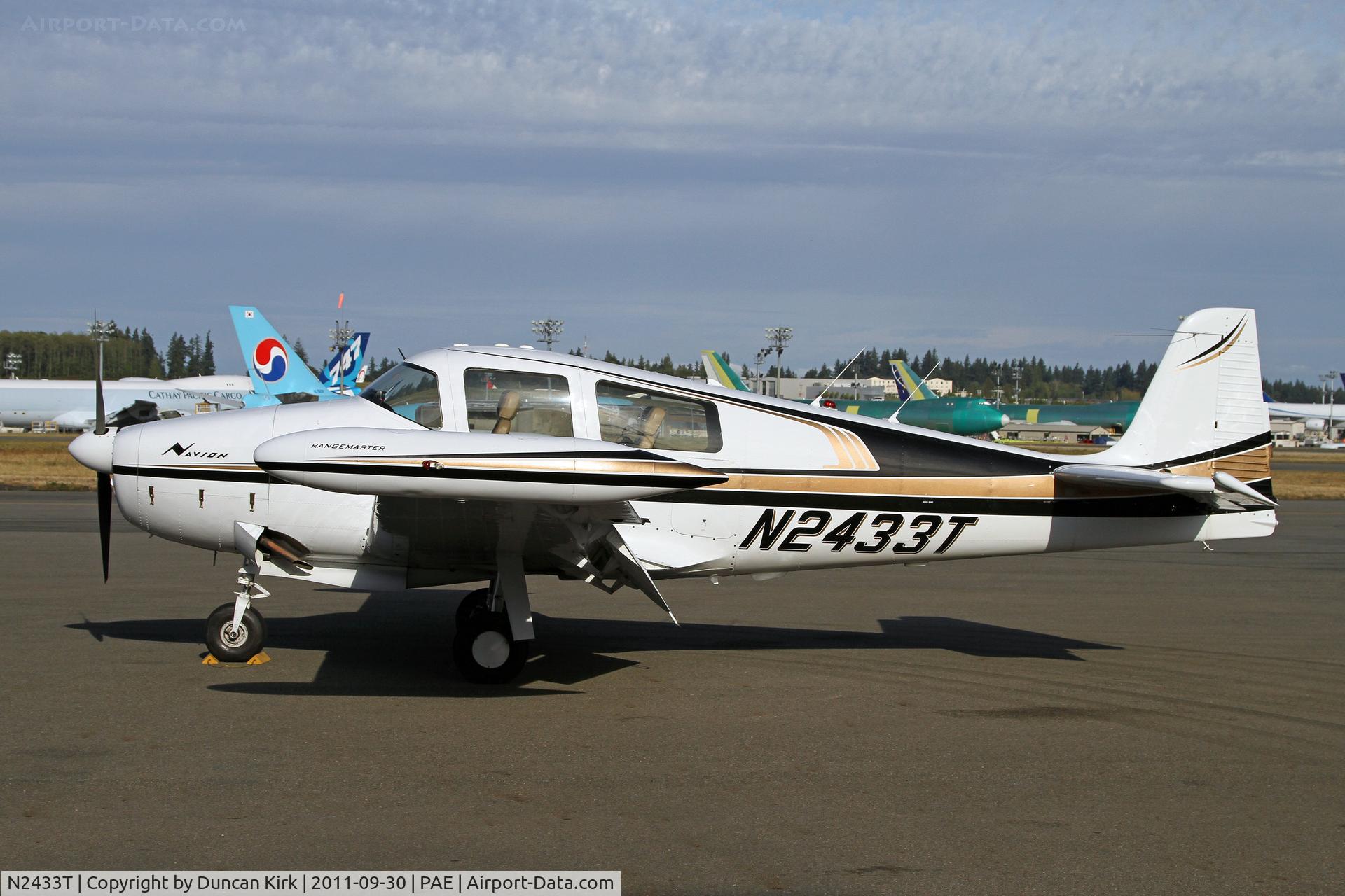 N2433T, 1962 Navion Rangemaster G C/N NAV-4-2433, How nice is this?!!!