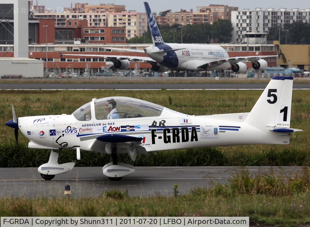 F-GRDA, 2006 Issoire APM 20 Lionceau C/N 18, Participant of the French Young Pilot Tour 2011