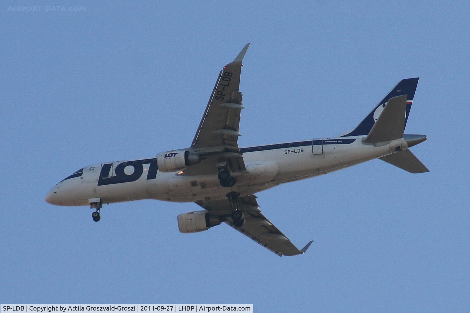 SP-LDB, 2004 Embraer 170ST (ERJ-170-100ST) C/N 17000024, Getting off direction Budapest Liszt Ferenc onto an International Airport, in Üllö city