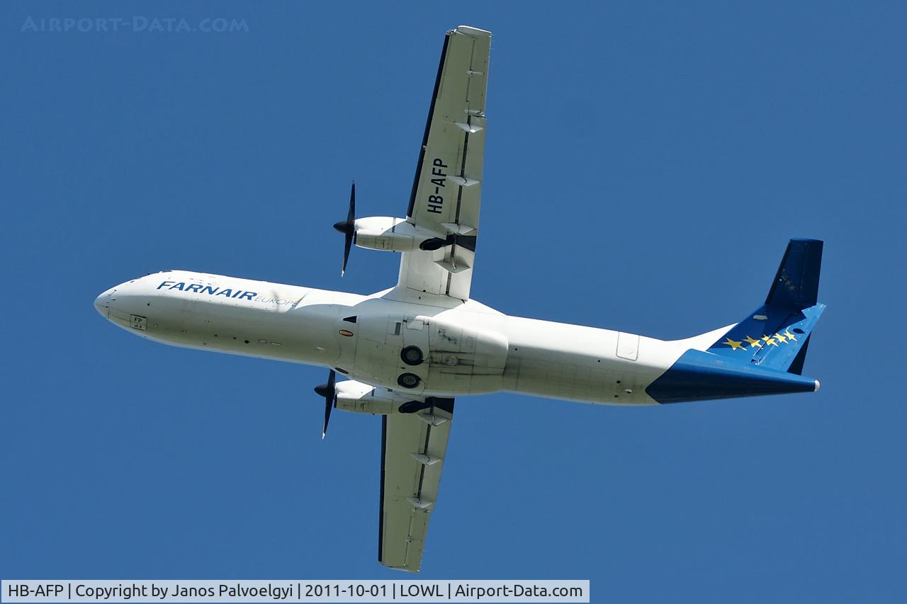 HB-AFP, 1993 ATR 72-201 C/N 381, Farnair Europe ATR ATR-72-201(F) daparture