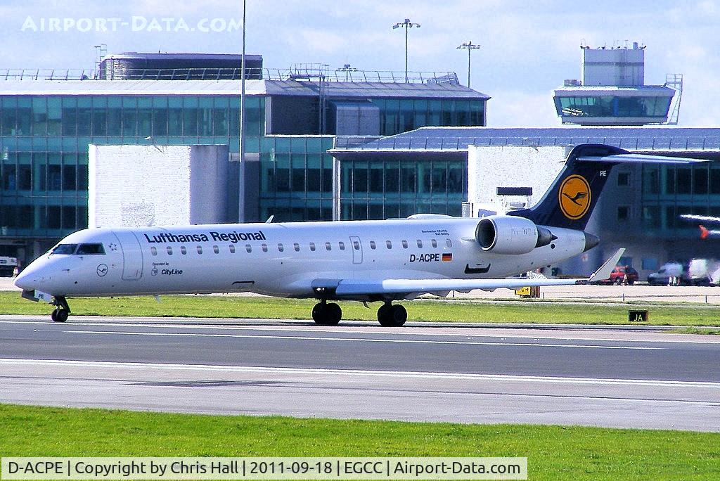 D-ACPE, 2001 Bombardier CRJ-701ER (CL-600-2C10) Regional Jet C/N 10027, Lufthansa Regional