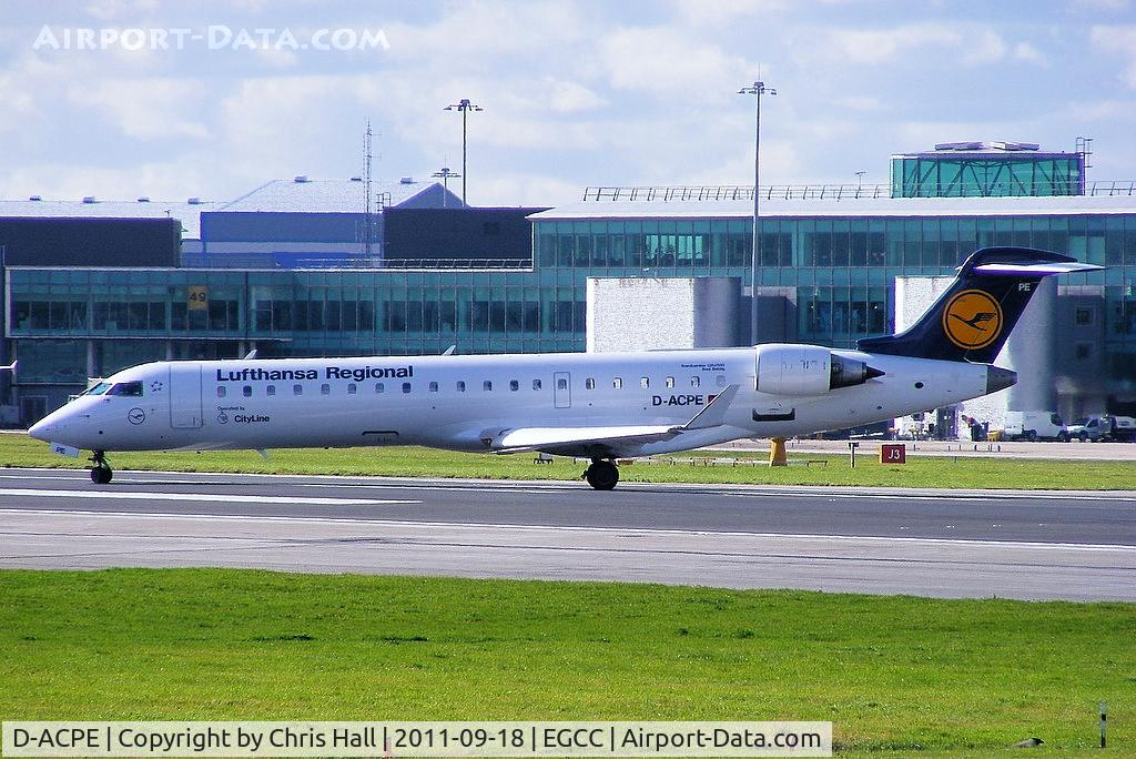 D-ACPE, 2001 Bombardier CRJ-701ER (CL-600-2C10) Regional Jet C/N 10027, Lufthansa Regional