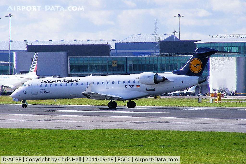 D-ACPE, 2001 Bombardier CRJ-701ER (CL-600-2C10) Regional Jet C/N 10027, Lufthansa Regional