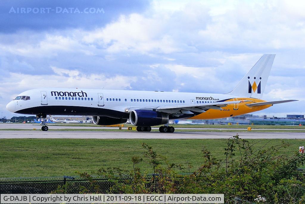 G-DAJB, 1987 Boeing 757-2T7 C/N 23770, Monarch