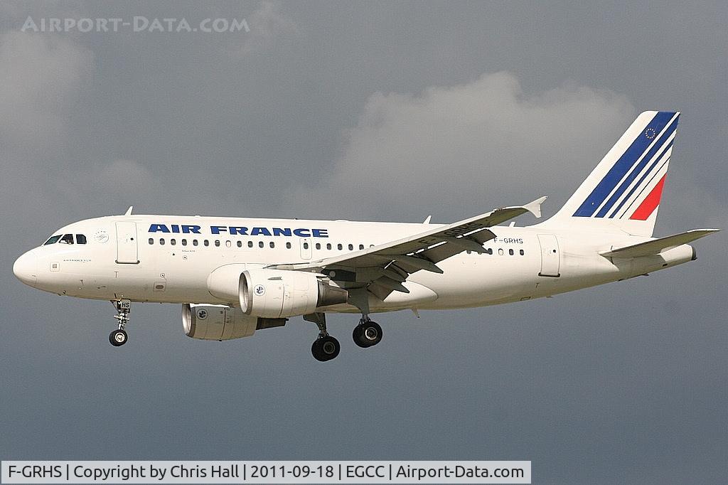 F-GRHS, 2001 Airbus A319-111 C/N 1444, Air France