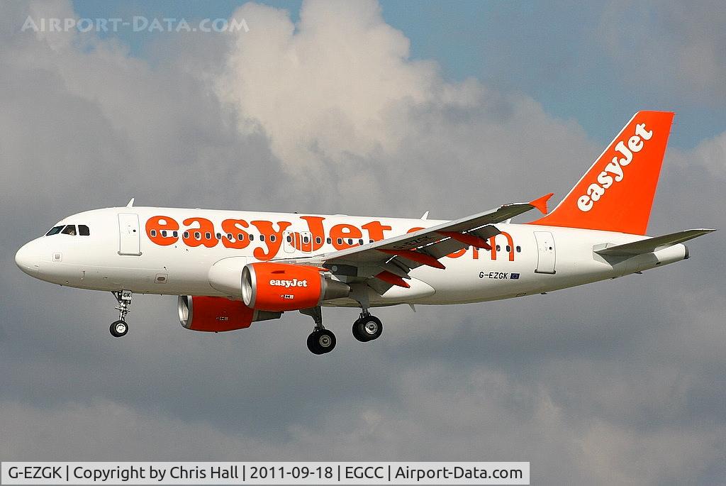 G-EZGK, 2011 Airbus A319-111 C/N 4717, easyJet