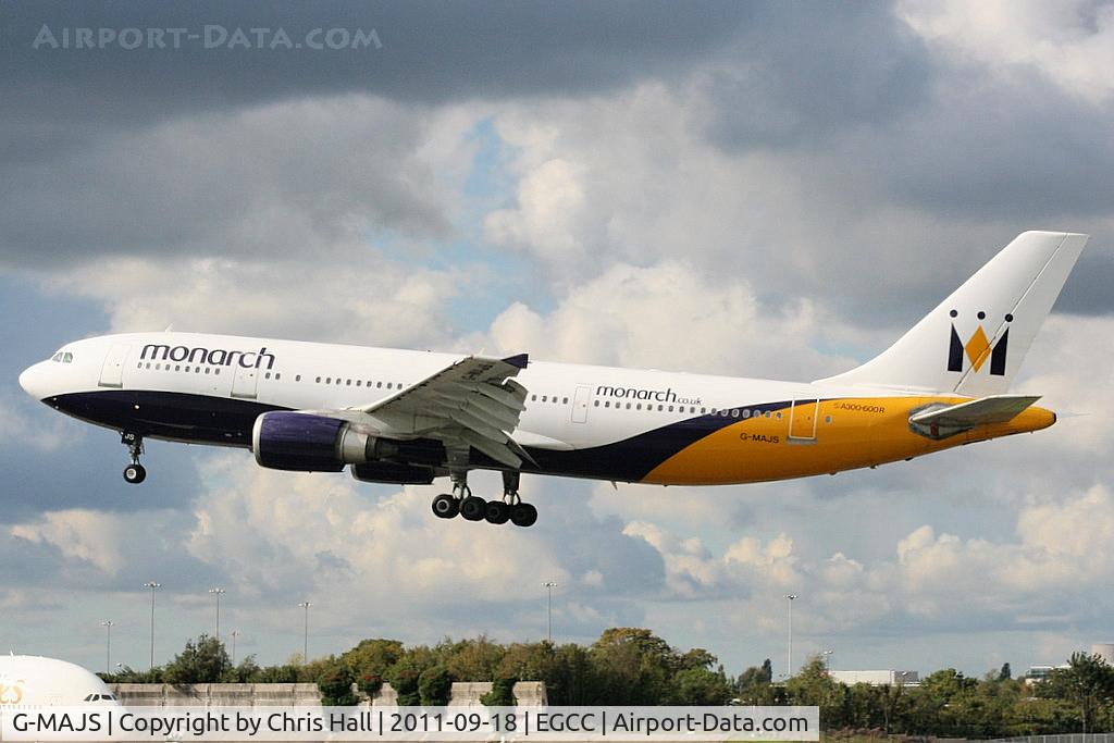 G-MAJS, 1991 Airbus A300B4-605R C/N 604, Monarch