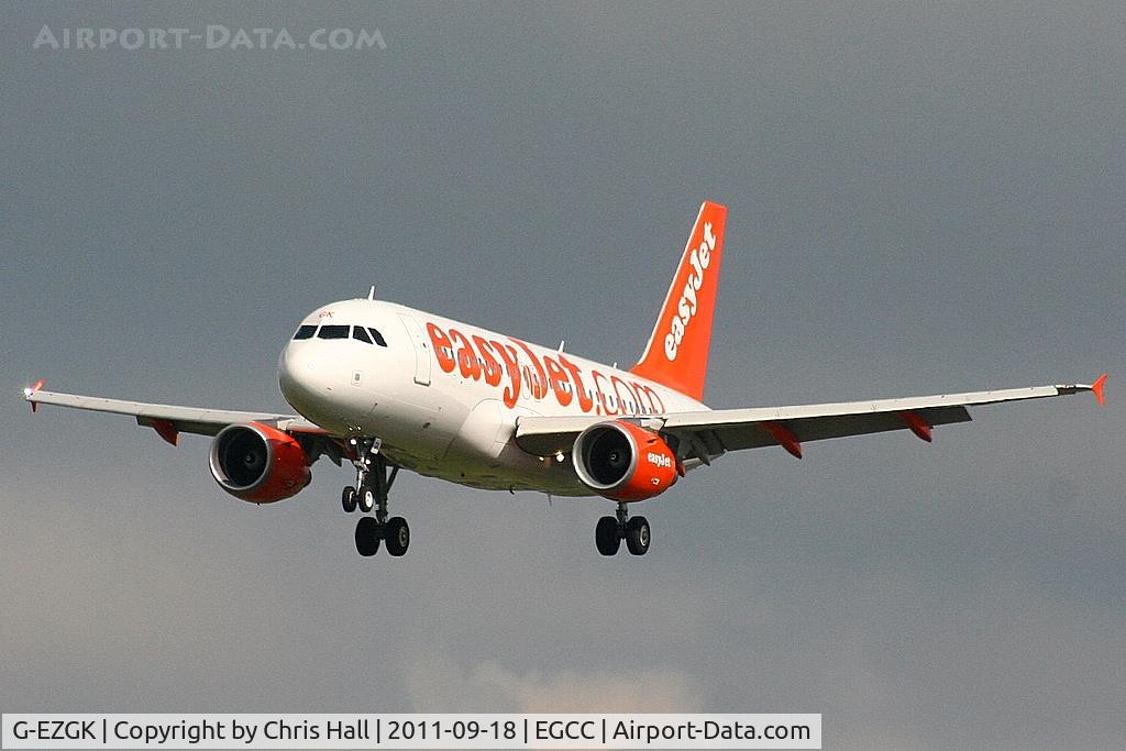 G-EZGK, 2011 Airbus A319-111 C/N 4717, easyJet