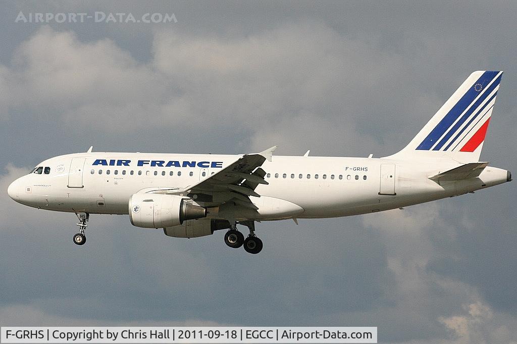 F-GRHS, 2001 Airbus A319-111 C/N 1444, Air France