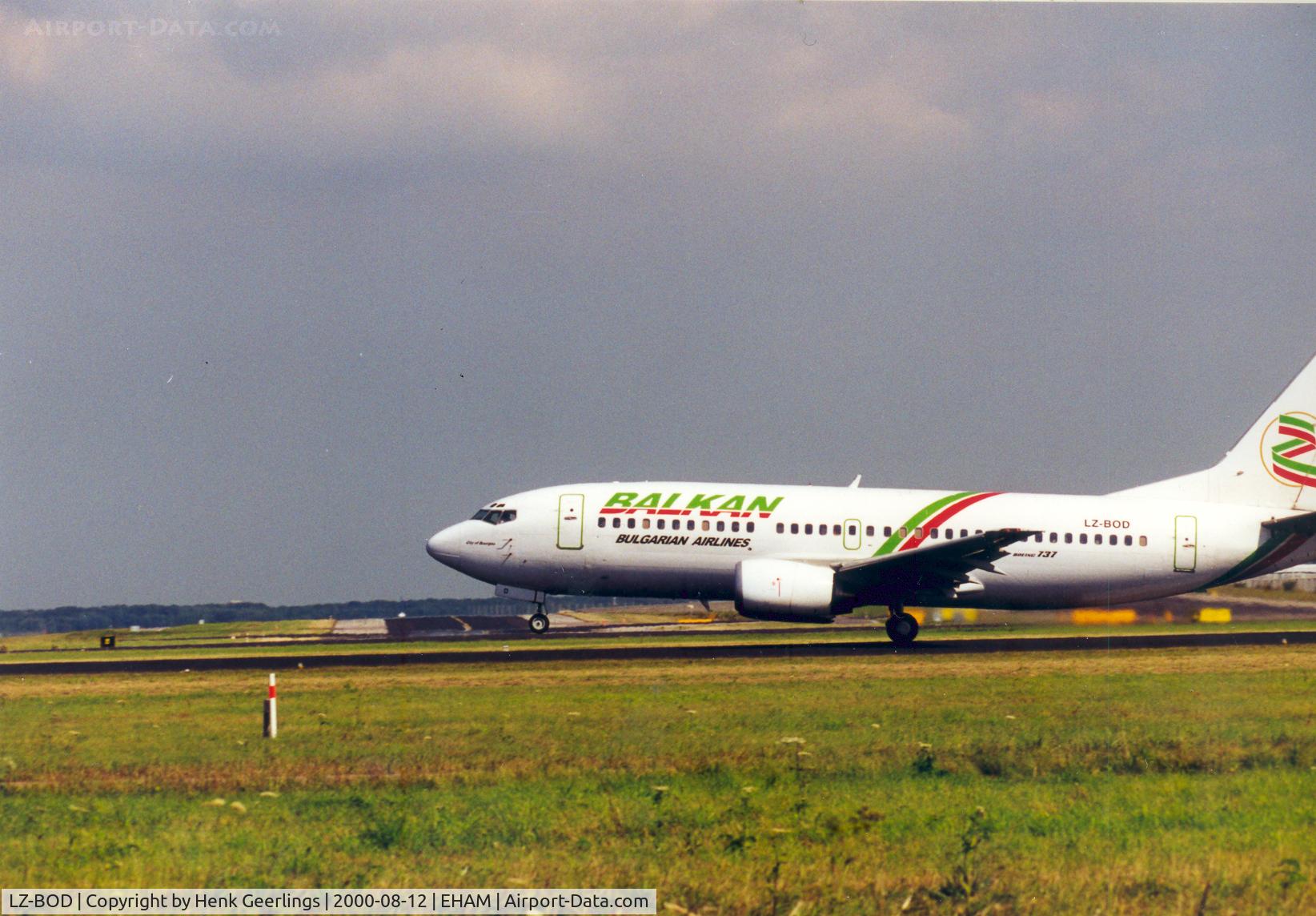 LZ-BOD, 1987 Boeing 737-3Y0 C/N 23749, Balkan