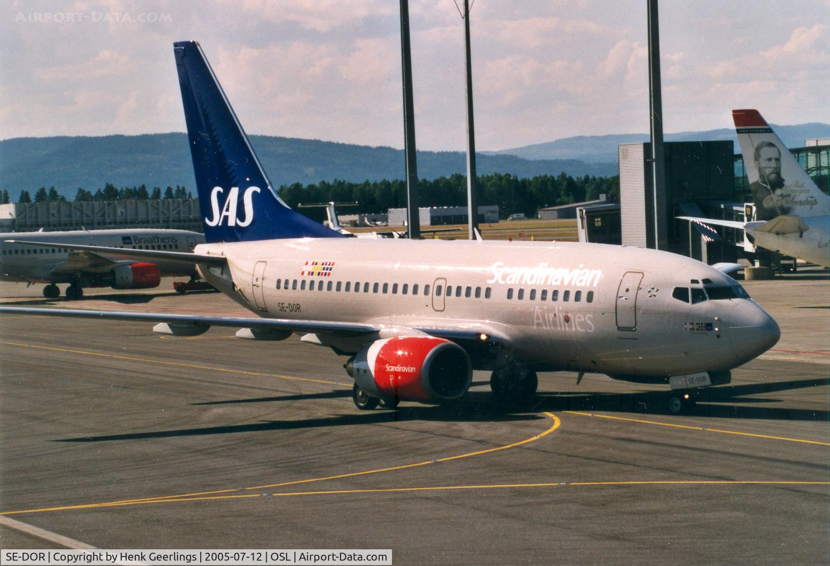 SE-DOR, 1999 Boeing 737-683 C/N 28305, SAS - Scandinavian