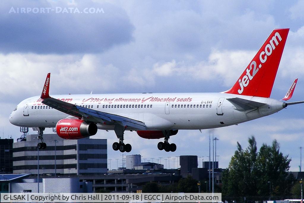 G-LSAK, 1996 Boeing 757-23N C/N 27973, Jet2.
