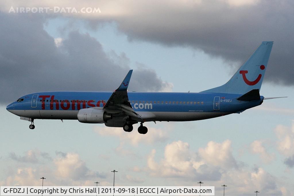 G-FDZJ, 2007 Boeing 737-8K5 C/N 34690, Thomson