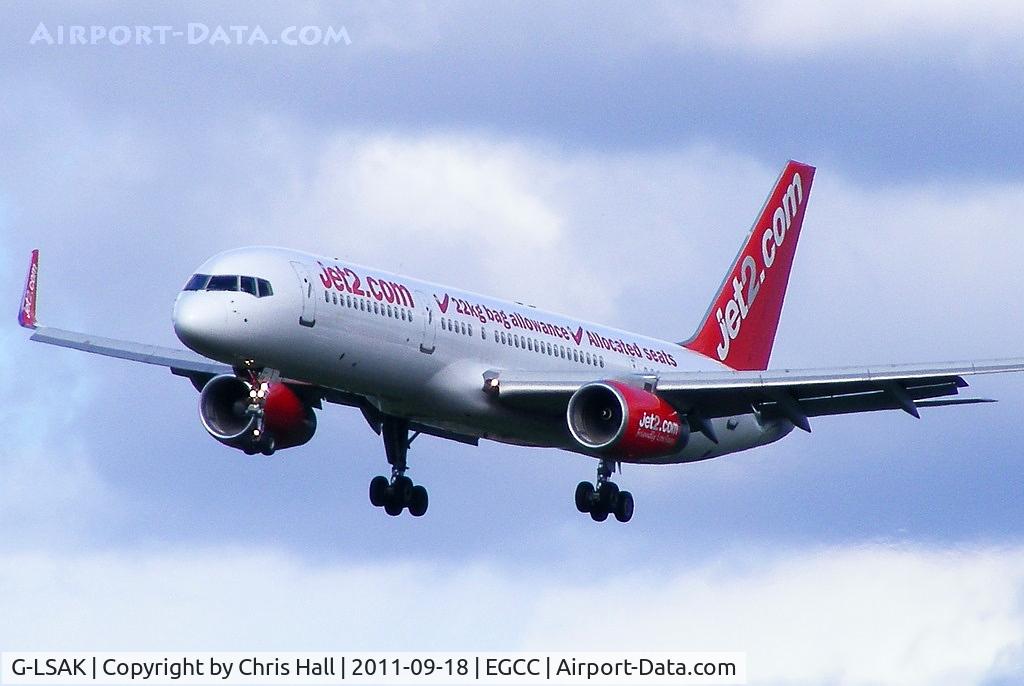 G-LSAK, 1996 Boeing 757-23N C/N 27973, Jet2.