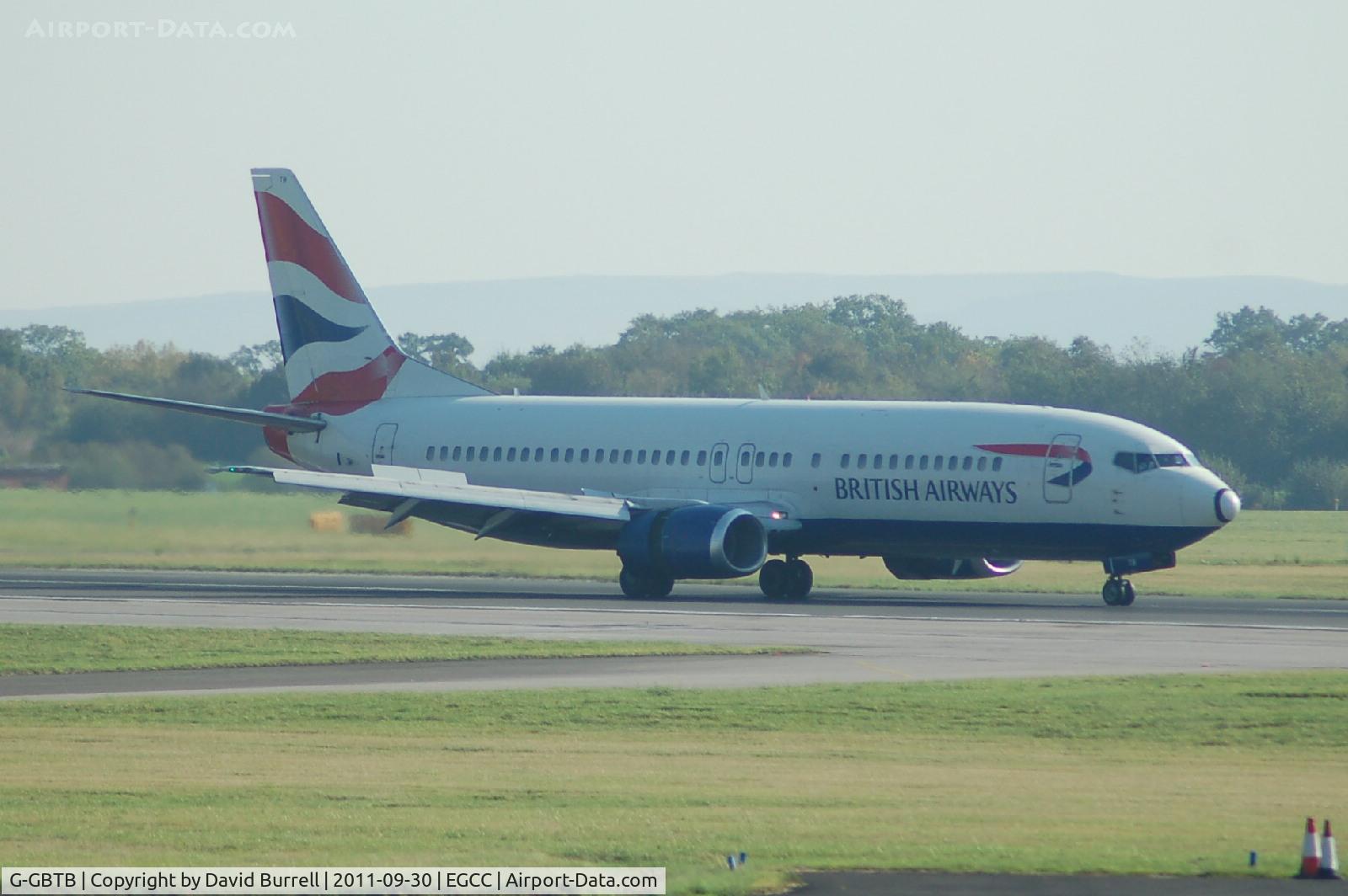 G-GBTB, 1993 Boeing 737-436 C/N 25860, British Airways Boeing 737 Manchester Airport