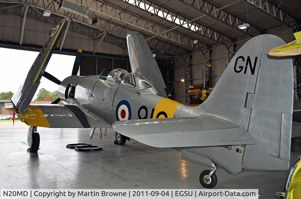 N20MD, 1952 Hawker Sea Fury T.20 C/N 41H/636070, SHOT AT DUXFORD