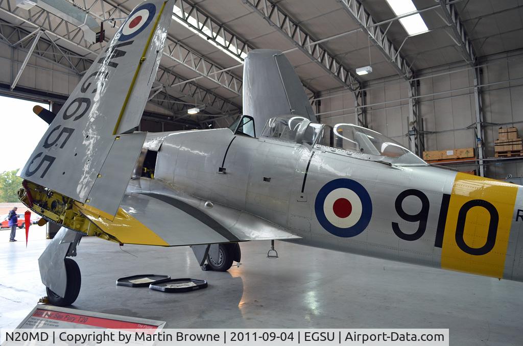 N20MD, 1952 Hawker Sea Fury T.20 C/N 41H/636070, SHOT AT DUXFORD