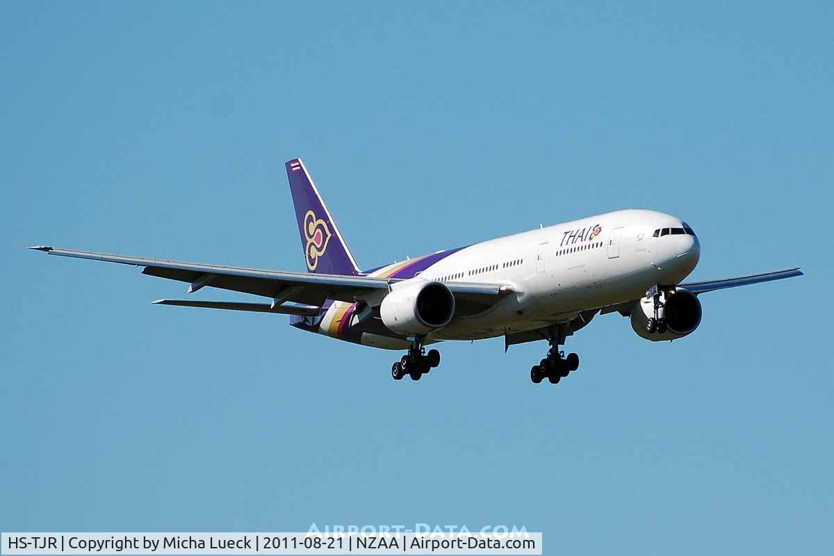 HS-TJR, 2006 Boeing 777-2D7/ER C/N 34586/588, At Auckland