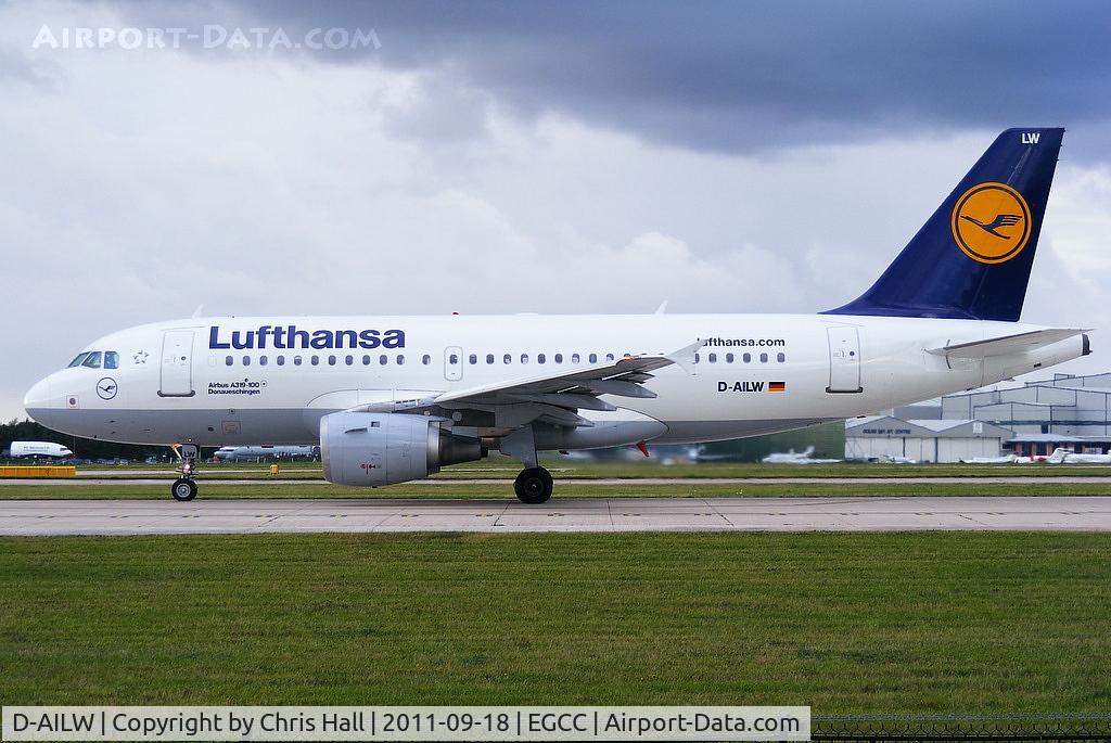 D-AILW, 1998 Airbus A319-114 C/N 853, Lufthansa
