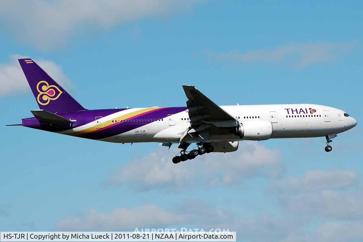 HS-TJR, 2006 Boeing 777-2D7/ER C/N 34586/588, At Auckland