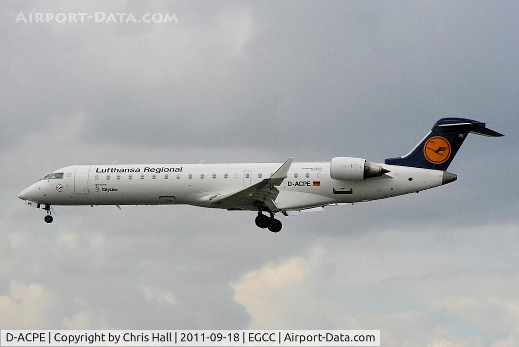 D-ACPE, 2001 Bombardier CRJ-701ER (CL-600-2C10) Regional Jet C/N 10027, Lufthansa Regional