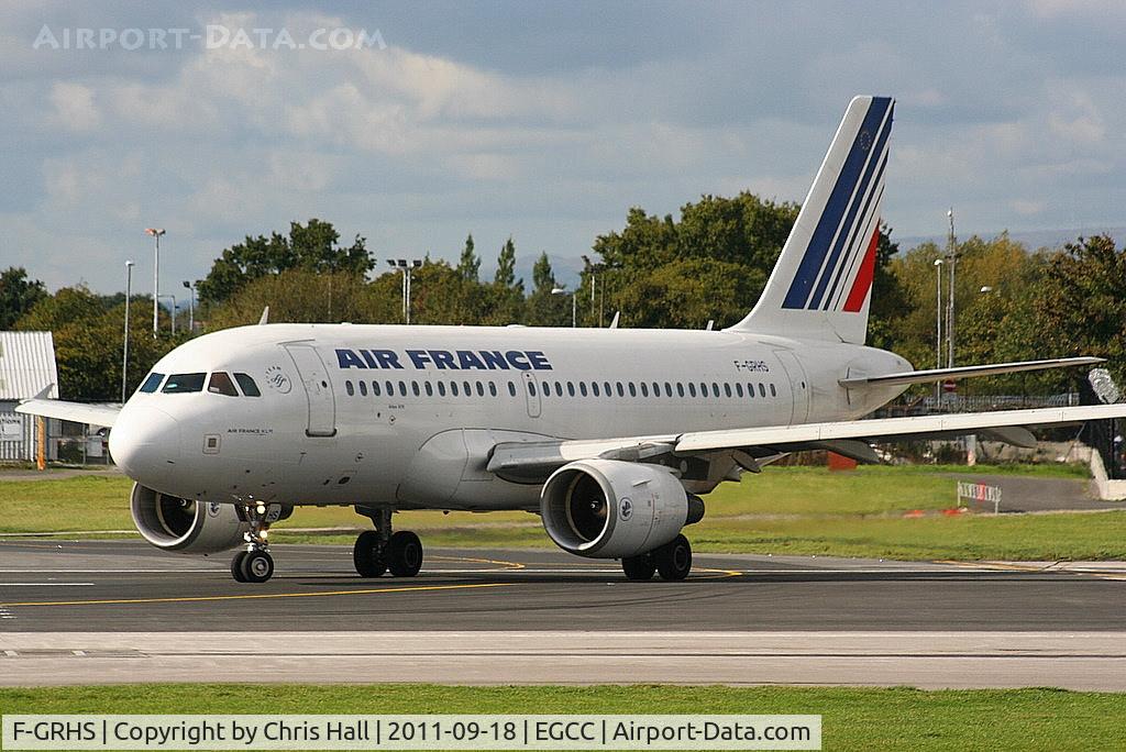F-GRHS, 2001 Airbus A319-111 C/N 1444, Air France