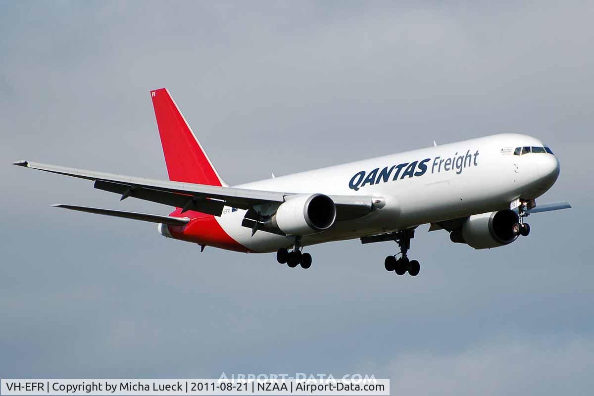 VH-EFR, 2006 Boeing 767-381F C/N 33510, At Auckland