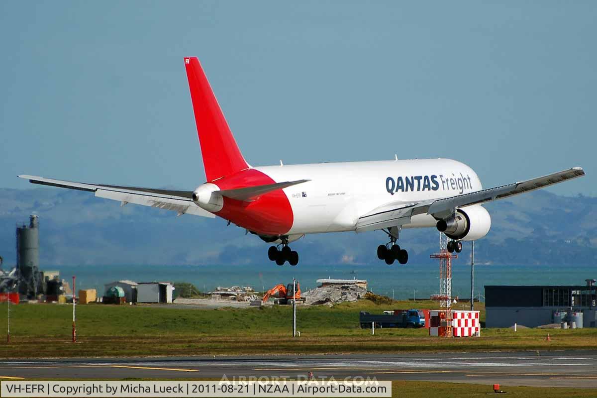 VH-EFR, 2006 Boeing 767-381F C/N 33510, At Auckland