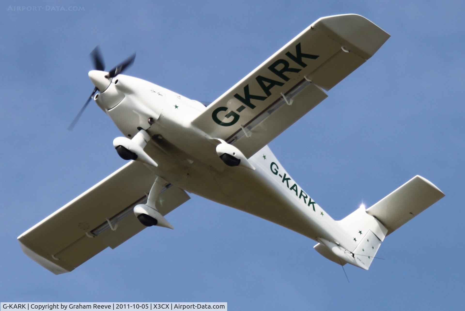 G-KARK, 2006 Dyn'Aero MCR-01 Club C/N PFA 301A-14010, Departing from Northrepps.